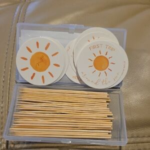 Sunshine Party Toothpick Toppers